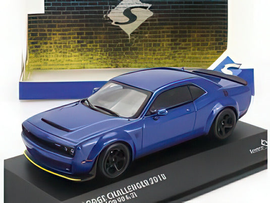 DODGE CHALLENGER SRT クーペ 2018 ブルー/ SOLIDO 1/43 ミニカー