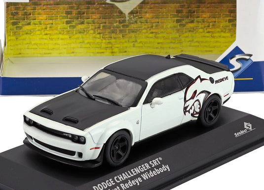 DODGEダッジ チャレンジャー SRT ヘルキャット クーペ 2020 ホワイトブラック / SOLIDO 1/43 ミニカー