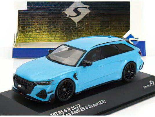 AUDI - A6 RS6-R ABT SW STATION WAGON 2022 - BLUE/SOLIDO 1/43ミニカー