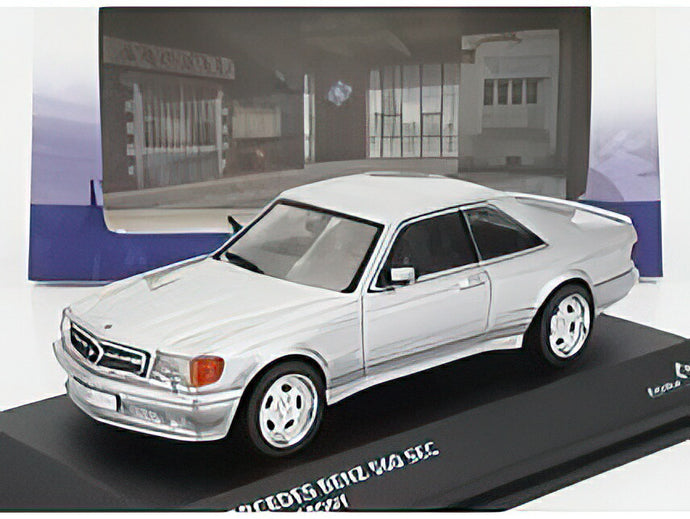 Mercedes-Benz 560 SEC AMG ワイドボディ 1990 シルバー/ SOLIDO 1/43 ミニカー
