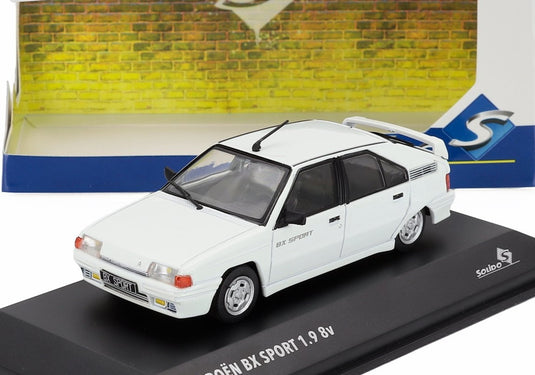 CITROENシトロエン BX スポーツ 1985 ホワイト / SOLIDO 1/43 ミニカー