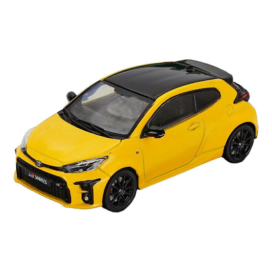 Toyotaトヨタ Yarisヤリス GR 1.6L 261hp ターボ AWD 2024 イエロー / SOLIDO 1/43 ミニカー