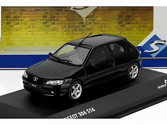 PEUGEOT 306 S16 2002 オニキスブラック/ SOLIDO 1/43 ミニカー