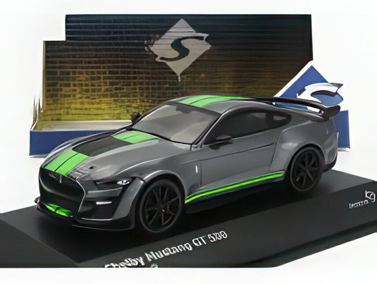 FORD USA MUSTANG SHELBY GT500 クーペ 2020 グレー グリーン/ SOLIDO 1/43 ミニカー