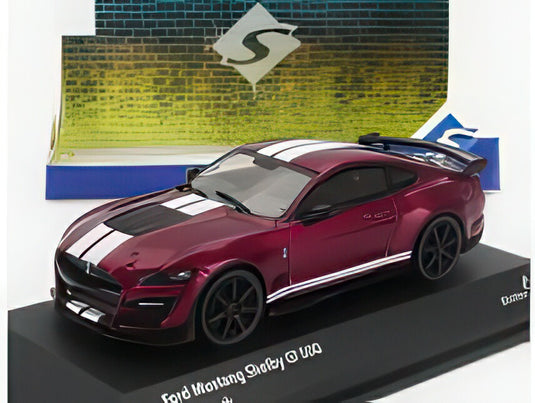 FORD USA MUSTANG SHELBY GT500 クーペ ファストトラック 2020 パープル/ SOLIDO 1/43 ミニカー