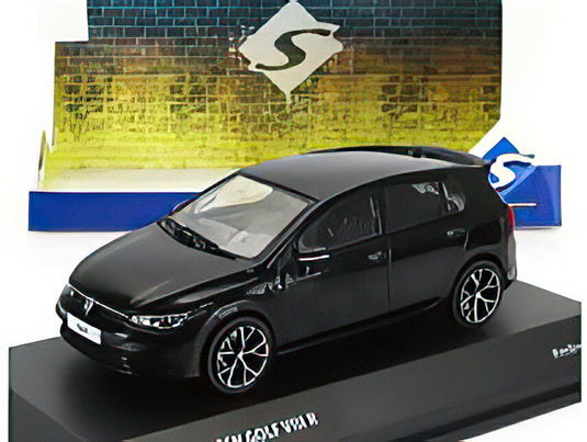 Volkswagen VW Golf VIII R 2022 ディープブラックパール/ SOLIDO 1/43 ミニカー