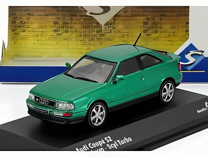 AUDI 80 S2 ターボ クーペ 1994 グリーン/ SOLIDO 1/43 ミニカー