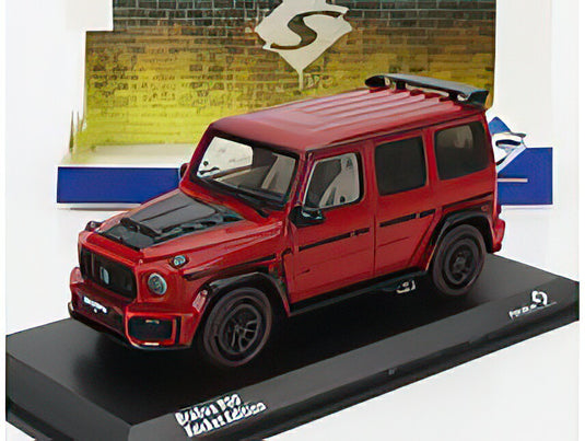 MERCEDES BENZ G CLASS G63 700 BRABUS ROCKET EDITION 2022 RED/SOLIDO 1/43ミニカー