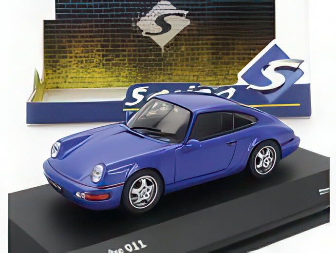 PORSCHE 911 964 RS クーペ 1992 ブルー/ SOLIDO 1/43 ミニカー