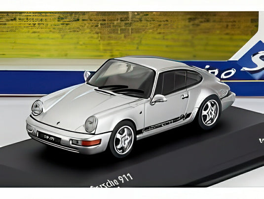 PORSCHE 911 964 RS クーペ 1994 シルバー/ SOLIDO 1/43 ミニカー