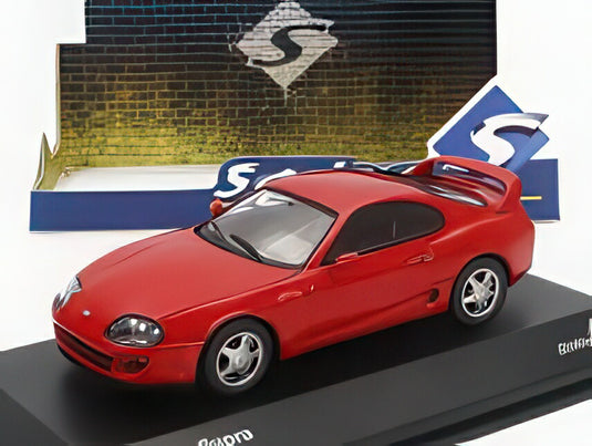 TOYOTA SUPRA MKIV クーペ 2001 レッド/ SOLIDO 1/43 ミニカー