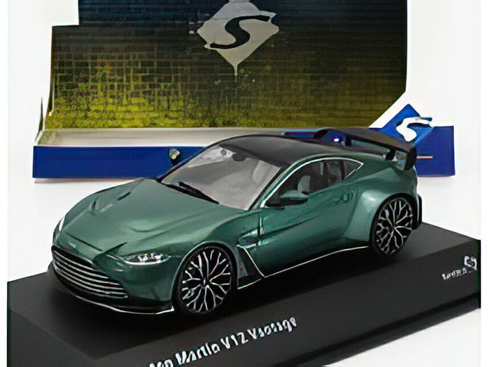 Aston Martin V12 Vantage 2023 グリーン/ SOLIDO 1/43 ミニカー