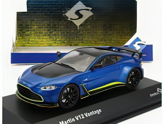 ASTON MARTIN - V12 VANTAGE 2023 - BLUE MET/SOLIDO 1/43ミニカー