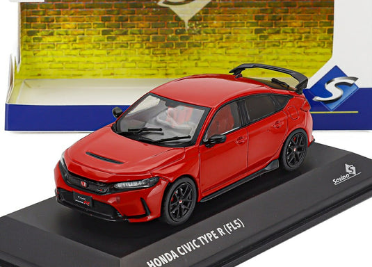 【予約】 Hondaホンダ CIVICシビック TYPE-RタイプR 2022 レッド / SOLIDO 1/43 ミニカー