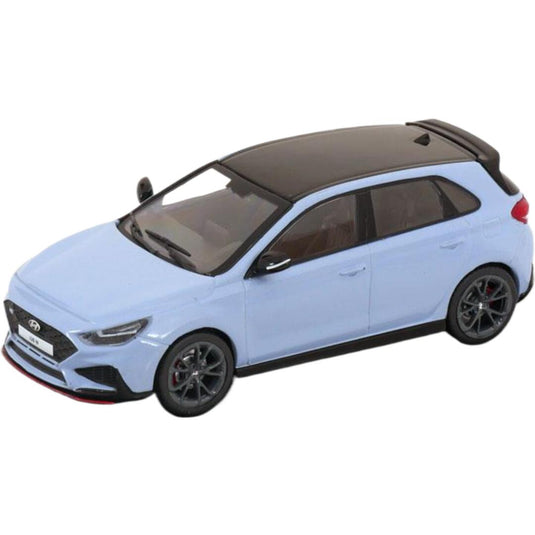 Hyundaiヒョンデ i30 N 2022 ライトブルー / SOLIDO 1/43 ミニカー