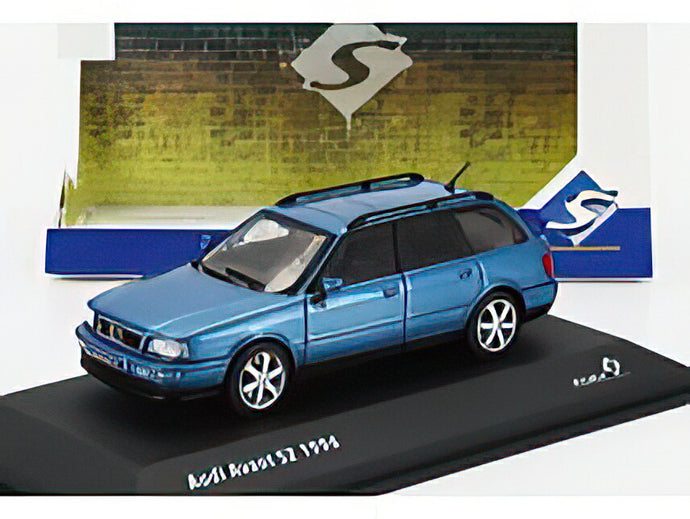 AUDI A4 S2 AVANT SW STATION WAGON 1994 BLUE/SOLIDO 1/43ミニカー