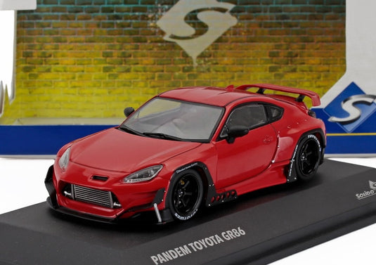 TOYOTA GR86 PANDEM COUPE 2022 レッド/ SOLIDO 1/43 ミニカー