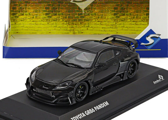 【予約】 Toyotaトヨタ GR86 PANDEMパンデム COUPEクーペ 2022 ブラック / SOLIDO 1/43 ミニカー