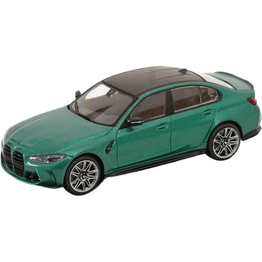 BMW M3 G80 Competitionコンペティション Saloonサルーン 2023 グリーンメタリック / SOLIDO 1/43 ミニカー