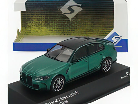 BMW M3 G80 Competition 2023 アイルオブマングリーン/ SOLIDO 1/43 ミニカー