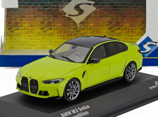 BMW 3シリーズ M3 COMPETITION G80 2023 サンパウロイエロー/ SOLIDO 1/43 ミニカー