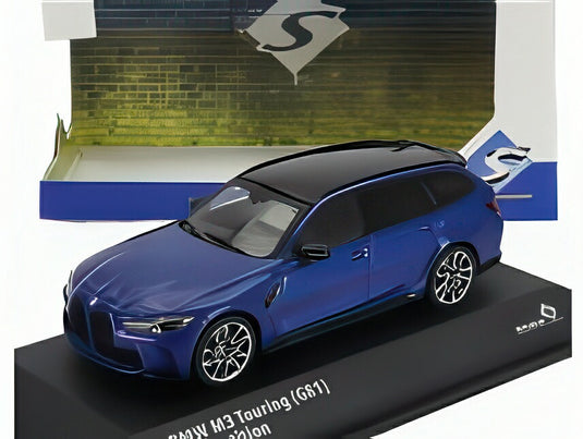BMW 3シリーズ M3 コンペティション (G81) ツーリング SW 2023 ブルー/ SOLIDO 1/43 ミニカー