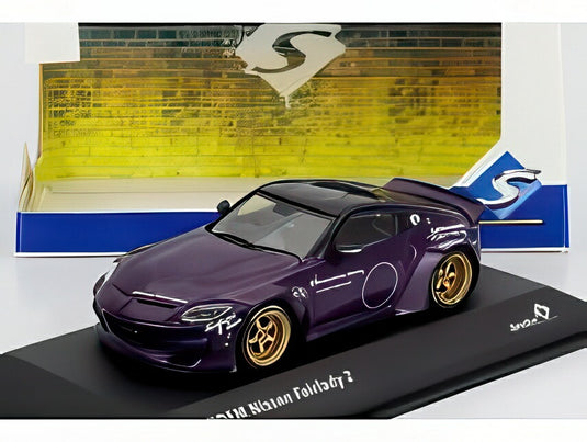 NISSAN 400Z クーペ ロケットバニー 2022 パープル/ SOLIDO 1/43 ミニカー