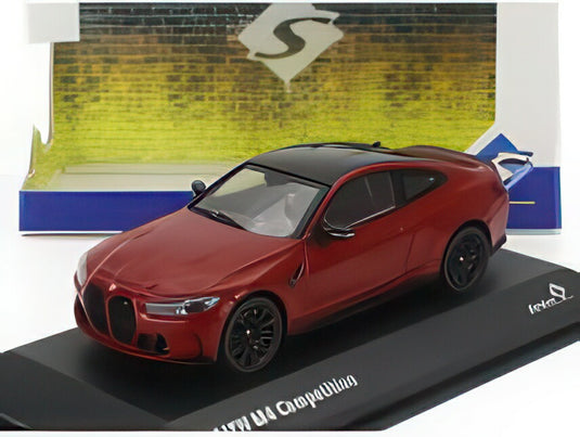 BMW 4シリーズ M4 クーペ コンペティション (G82) 2023 レッド/ SOLIDO 1/43 ミニカー
