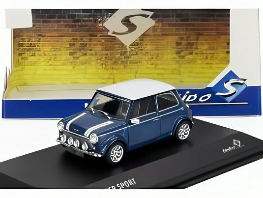 MINI クーパーS 1994 ブルーホワイト/ SOLIDO 1/43 ミニカー