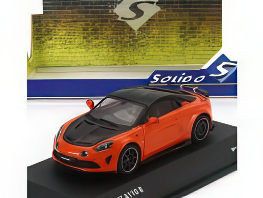 RENAULT ALPINE A110 ラディカーレ クーペ 2023 オレンジ ブラック/ SOLIDO 1/43 ミニカー