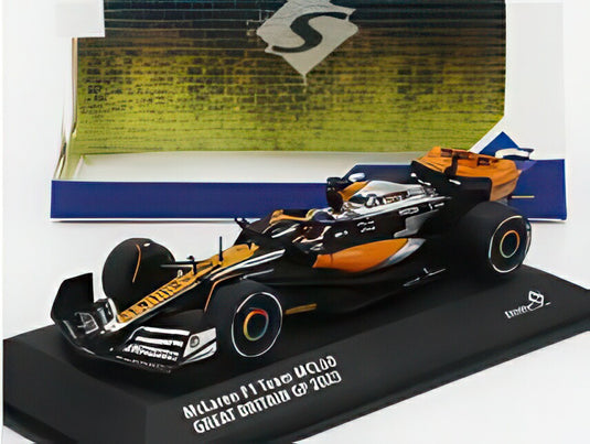 McLAREN F1 MCL60 チーム マクラーレン N 81 4位 イギリスGP 2023 オスカー・ピアストリ オレンジ ブラック/ SOLIDO 1/43 ミニカー