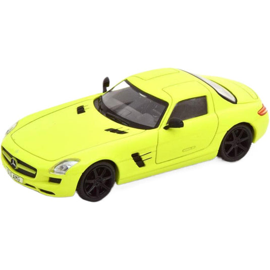 Mercedesメルセデス SLS AMG Coupeクーペ ライトイエロー / SOLIDO 1/43 ミニカー