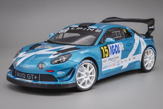 Alpine A110 RGT No.15 モンブランラリー 2024 Rアスティエ Dジロデ / SOLIDO 1/18 ミニカー
