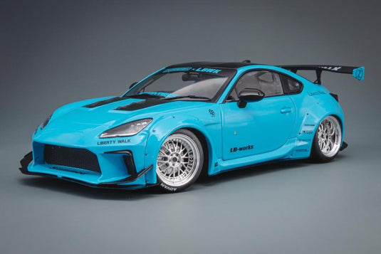 Toyota GR86 LBWKボディキット 2024 ベイビーブルー / SOLIDO 1/18 ミニカー