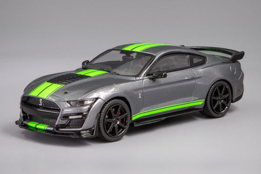 Ford Shelby Mustang GT500 2020 グレーメタリック ネオングリーン / SOLIDO 1/43 ミニカー