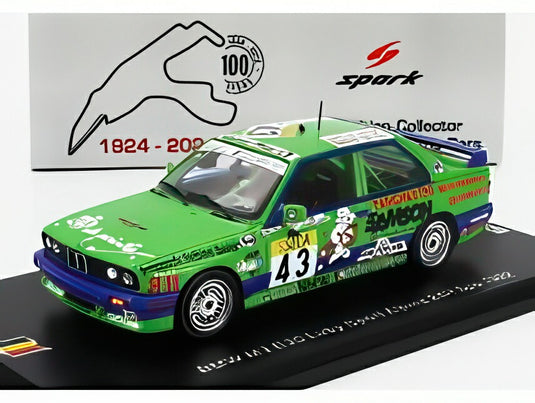 BMW 3シリーズ M3 イアン カーン N 43 イアン カーン ダミアン バン デ ポール 木元正浩 スパ 1992 グリーン/ Spark 1/43 ミニカー