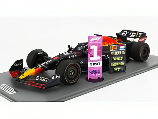 レッドブル - F1 RB18 チームオラクルレッドブル N1 日本GP2022世界チャンピオン マックス・フェルスタッペン - マットブルーイエローレッド  / Spark 1/12 1022台限定ミニカー