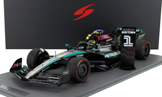MERCEDES GP F1 W15 EQ Performance チーム AMG Petronas Motorsport N 44 イギリスGP 2024 優勝車 ルイス・ハミルトン ブラックシルバーグリーン / Spark 1/12 ミニカー