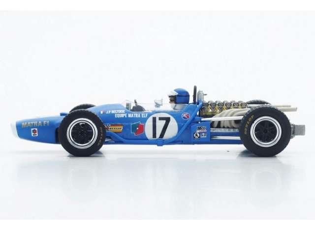 1968 マトラ MS11 #17 オランダGP 2位 ジャンピエールベルトワーズ レジンモデル ブルー/ Spark  1/18 ミニカー