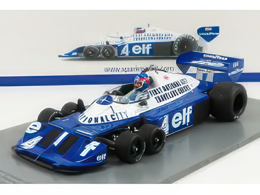 TYRRELL F1 P34 ELF N 4 2nd CANADA GP 1977 P.DEPAILLER BLUE WHITE/SPARK –  ラストホビー