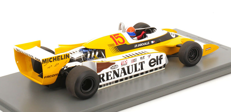 ギャラリービューアに画像をロードする, Renault RS11 フランスGP優勝 Jabouille 1979 ケース付/ Spark 1/18 ミニカー
