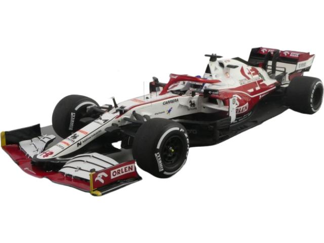 Alfa Romeo C41 2021年 F1 アブダビGP ラストGP #7 K.ライコネン/ Spark 1/18 ミニカー