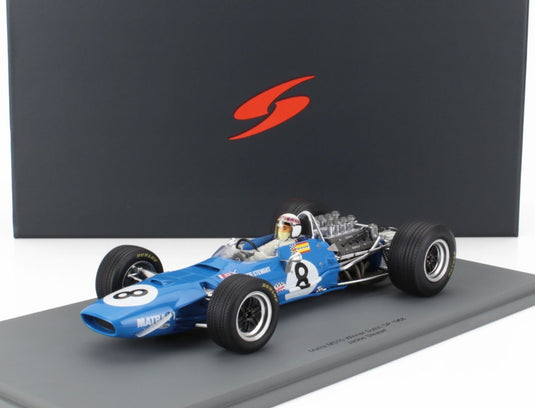 MATRA SIMCA F1 MS10 N8 オランダGP優勝 1968 ジャッキースチュワート ライトブルー/ Spark 1/18 300台限定ミニカー