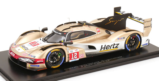 Porsche 963 No.12 24時間ルマン Stevens/Nato/Ilott 2024 ケース付き/ Spark 1/18 ミニカー