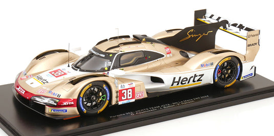 Porsche 963 No.38 24時間ルマン Rasmussen/Button/Hanson 2024 ケース付き/ Spark 1/18 ミニカー