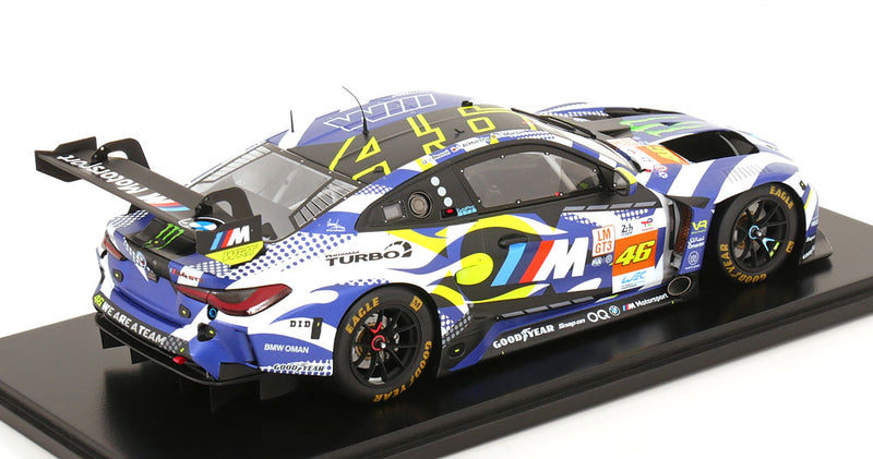 ギャラリービューアに画像をロードする, BMW M4 GT3 No.46 ルマン24時間 Rossi Harthy Martin 2024/ Spark 1/18 ミニカー
