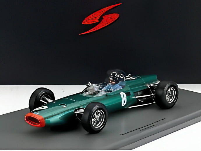 【予約】BRM F1 P261 No.8 1964 モナコGP 優勝 G.ヒル グリーンメタリック オレンジ/ Spark 1/18 ミニカー