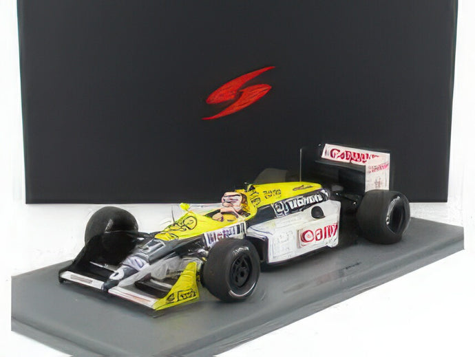 WILLIAMS F1 FW11B HONDA N 6 ワールドチャンピオン ウィナー GP モンツァ イタリア 1987 ネルソン・ピケ ブルー イエロー ホワイト/ Spark 1/18 ミニカー