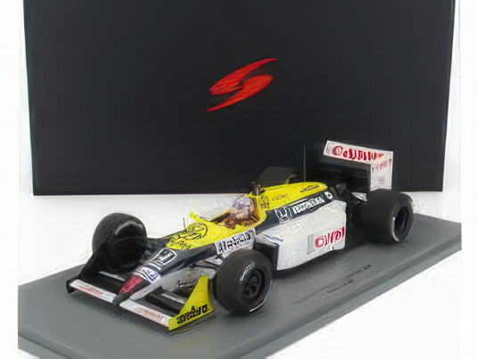 WILLIAMS F1 FW11B HONDA N 5 ウィナー イギリスGP 1987 ナイジェル・マンセル ブルー イエロー ホワイト/ Spark 1/18 ミニカー