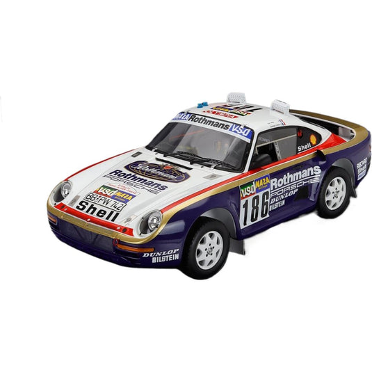 【予約】 Porscheポルシェ 959 Team Rothmans No.186 Winner Rally Paris Dakar パリダカ 1986 Rene Metge Domi / Spark 1/18 ミニカー